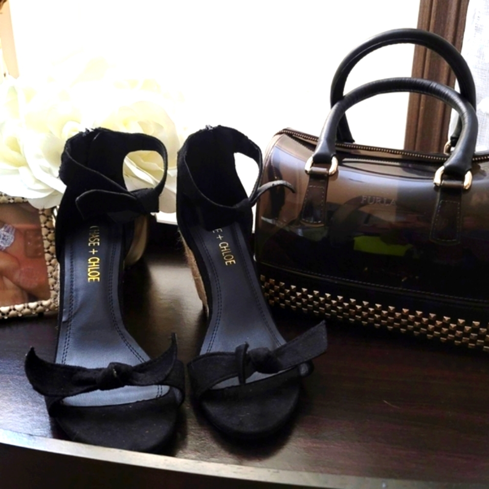 Chase+Chloe Blair Wedge Sandals - Picture 5 of 5